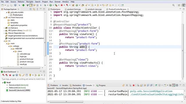 SOF3021 Java5 Hướng dẫn chương trình CRUD sản phẩm lab2 смотреть онлайн