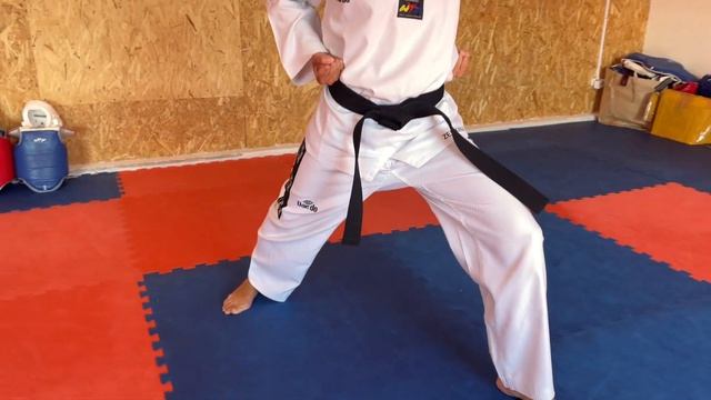 Базовые стойки в тхэквондо