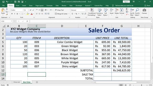 free sales order form template excel download смотреть онлайн