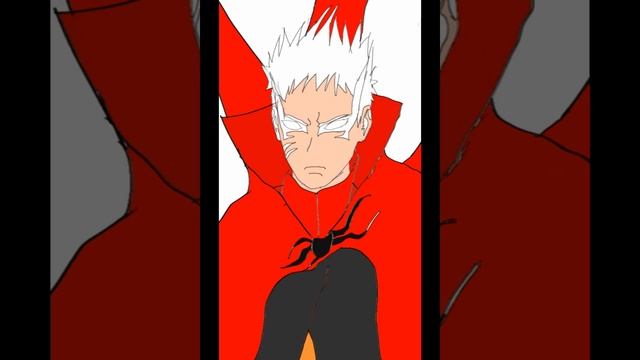 Нарисовал Наруто в режиме бариона / как научиться рисовать Аниме персонажей смотреть онлайн