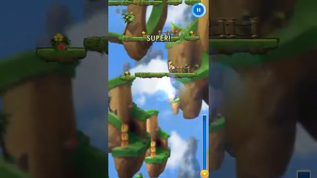 Sonic Jump Fever android game on Moto G смотреть онлайн