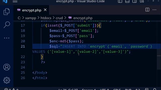 How to Encrypt and Secure Password in PHP | PHP tutorial: Class 19 in اردو/हिन्दी смотреть онлайн