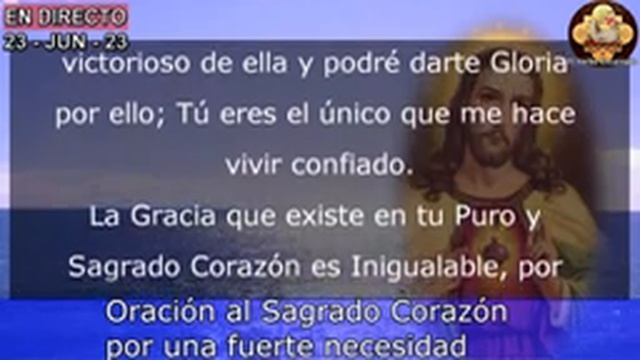 ✅ ORACION AL SAGRADO CORAZÓN DE JESÚS INMACULADO CORAZÓN DE MARÍA 23 DE JUNIO