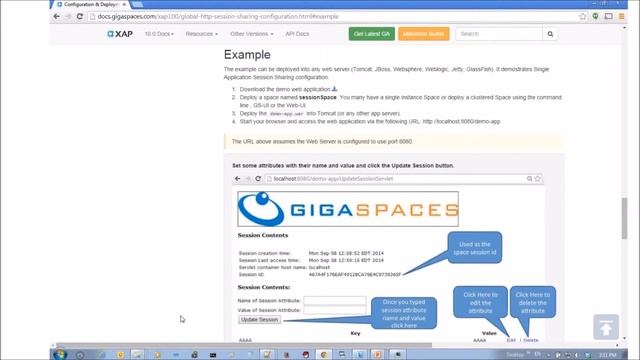 HTTP Session Sharing with GigaSpaces XAP - Demo смотреть онлайн
