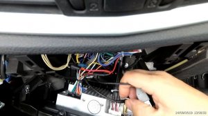 Nissan X-Trail T-32 демонтаж магнитолы.