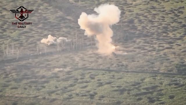 Brutal attack!! Russian TOS-1A “thermobaric” flamethrower system attacks destroy Ukrainian marines смотреть онлайн