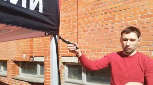 Как закрепить шатер на стропах