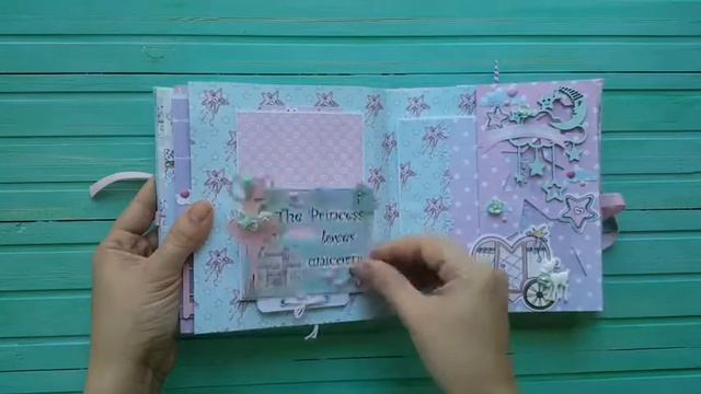 Интерактивный мини альбом. ОБЗОР. Скрапбукинг. смотреть онлайн