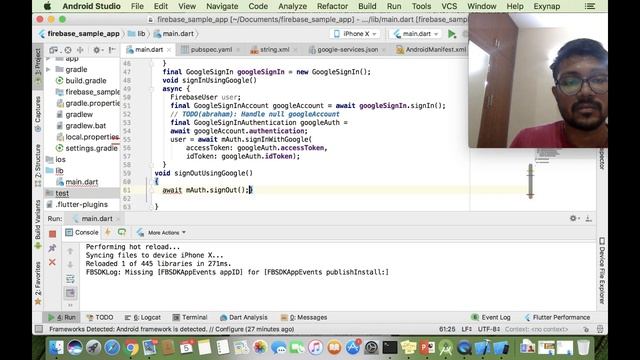Flutter Firebase Google SignIn and Facebook Login | Auth | Working Code for IOS & Android | Part 4 смотреть онлайн