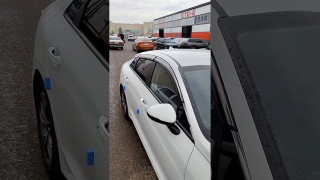 Дефлекторы (ветровики) с хром молдингом - KIA K5 (2020+) - маг. АВТОВОЛНА #kiak5 #автоаксессуары смотреть онлайн