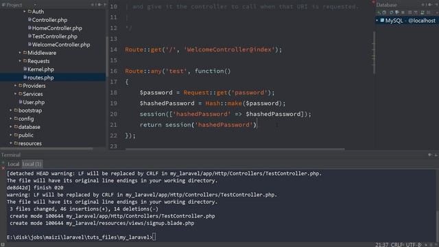 Laravel：地球上最好用的PHP框架 入门篇21 哈希 смотреть онлайн