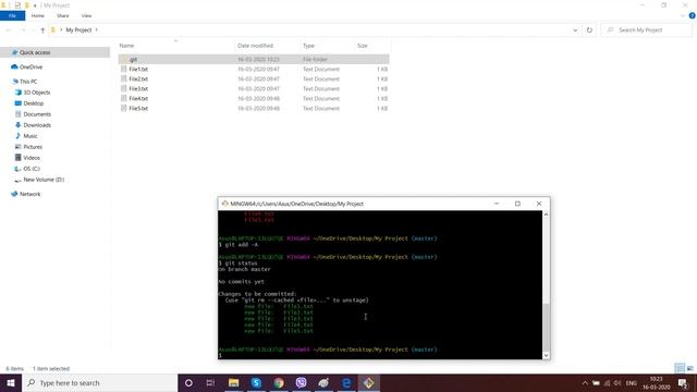 First Git Project Basic Commands in GIT смотреть онлайн