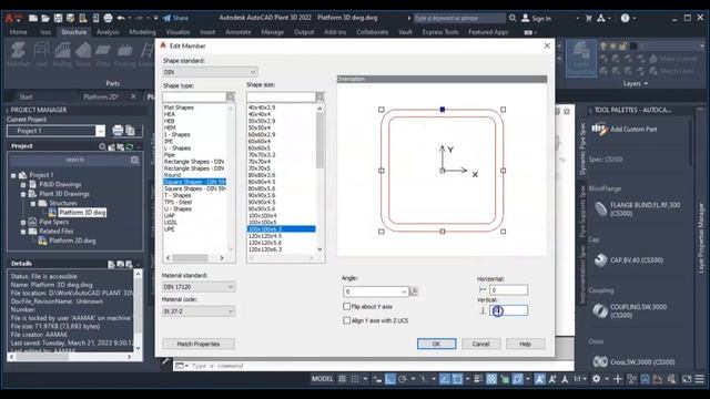 How to design a Platform using AutoCAD Plant 3D - Part II смотреть онлайн