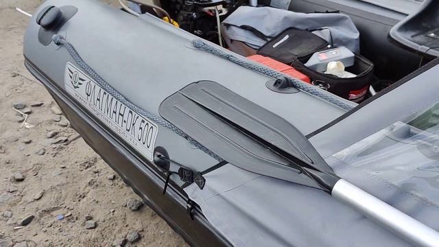 Флагман-DK500 в Териберке, Баренцево море, май 2023 г. Морская рыбалка на треску. Снаряжение лодки смотреть онлайн