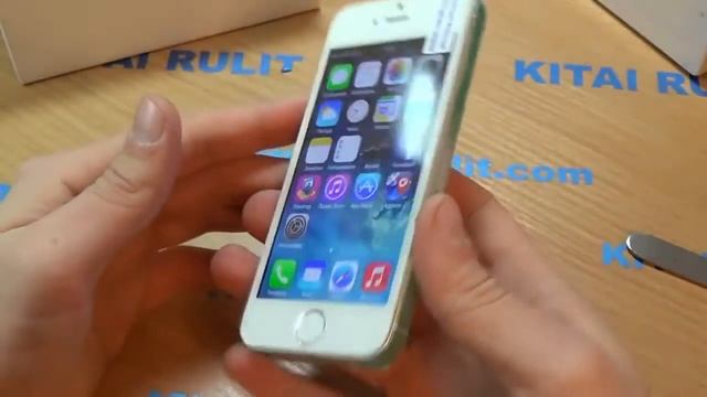 Aliexpress покупки Обзор на Айфон из Китая заказать, купить китайский Iphone 5S white на Алиэксп смотреть онлайн