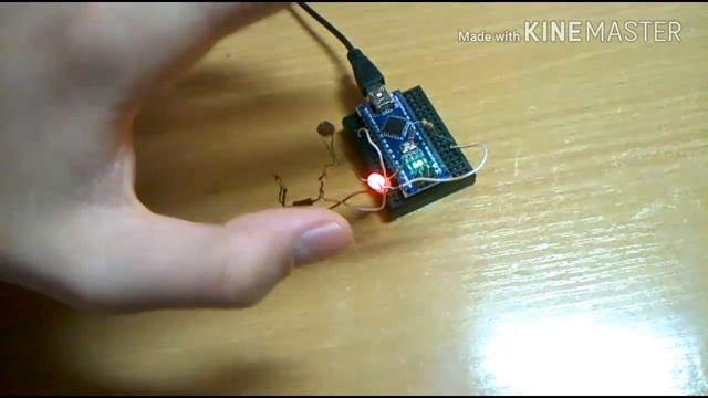 Схема включения фоторезистора + скетч для Arduino | photo sensor arduino смотреть онлайн