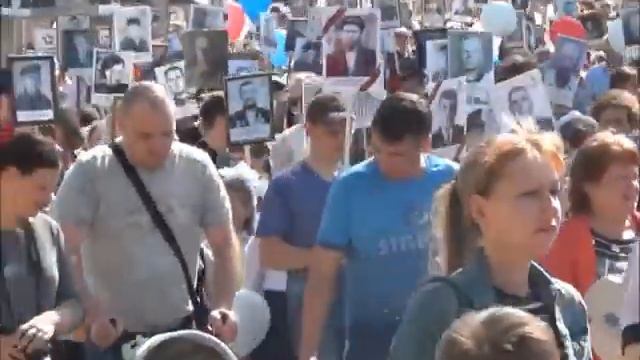 Бессмертный полк Никольского района Пензенской обалсти 2018 год смотреть онлайн