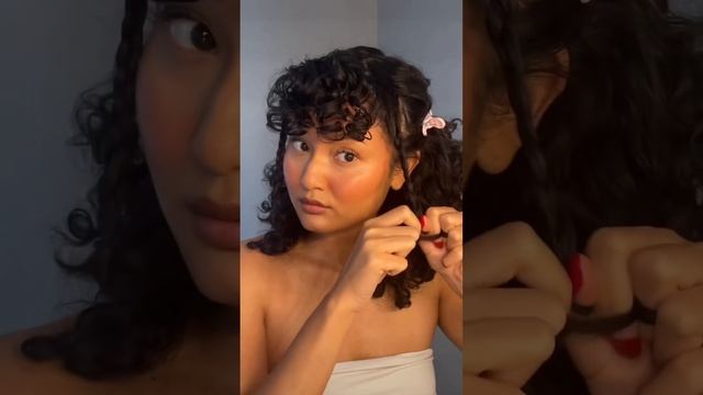 curly hair bangs hairstyle for fall part. 1 #curlyhairstyles смотреть онлайн