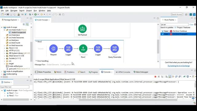 Mule 4 | Variable Scope and Error Handling between Flows | MuleSoft смотреть онлайн
