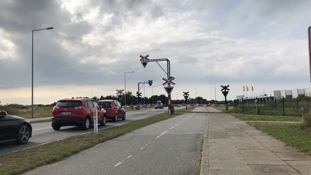 Level Crossing, Fredrikshavnsvej, Skagen, Nordjylland, Denmark