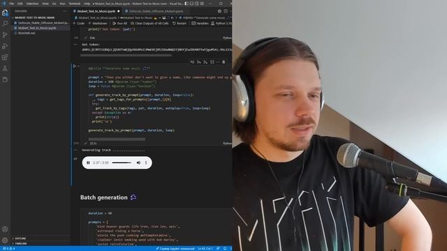 НЕЙРОСЕТЬ ПЕРЕВОДИТ ТЕКСТ В МУЗЫКУ (и пугает меня) #mubert смотреть онлайн