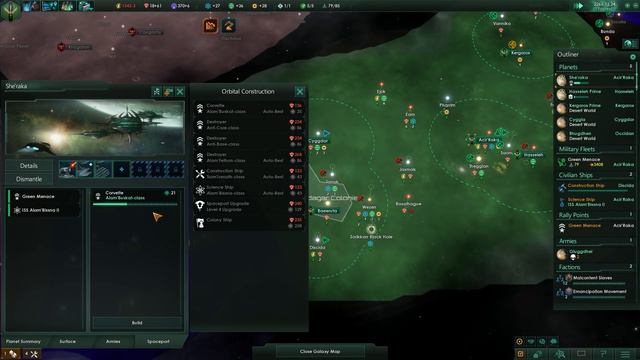 Stellaris Heinlein/Leviathan DLC, Part 20 - Galactic Green Genocide смотреть онлайн