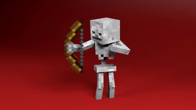 Minecraft animation: Skeleton archery test / Майнкрафт анимация: Скелетон тест стрельбы из лука смотреть онлайн
