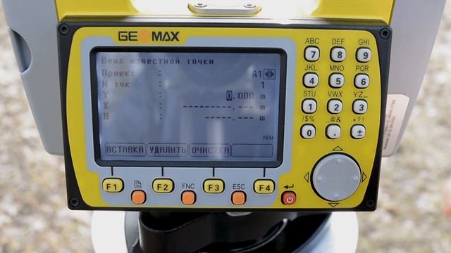 Как создать проект и вбить точки в тахеометр Leica TS07 и Geomax ZOOM 20 pro смотреть онлайн