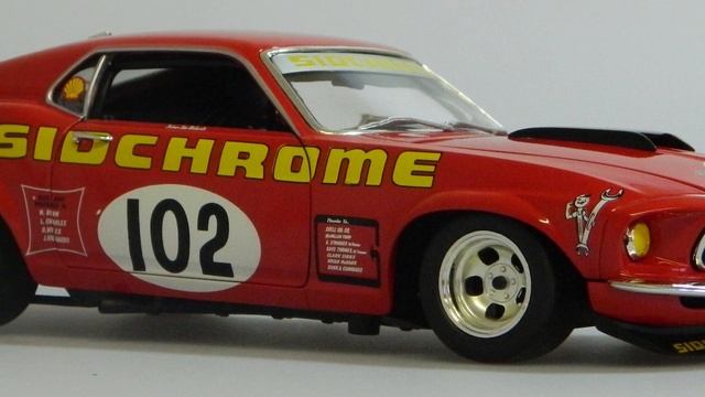 Jim Richards 1969 Ford Mustang Boss 302 #102 Sidchrome Racing смотреть онлайн