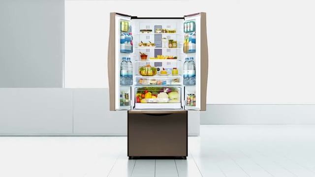 Hitachi Refrigerator 3 Door Bottom Freezer.mp4 смотреть онлайн