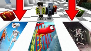 Выбери правильную яму РИББИТ или ВЕЛИКАЯ МАТЬ МЕГАФОН или ДЕТСКАЯ ГОРКА ПОЖИРАТЕЛЬ в МАЙНКРАФТ !