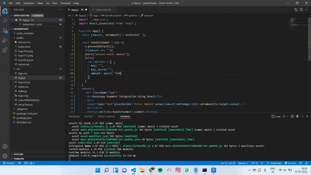 Razorpay Payment Gateway Integration in React Js смотреть онлайн