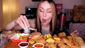 MUKBANG | КФС, крылышки, новинки и не только | KFC не ASMR