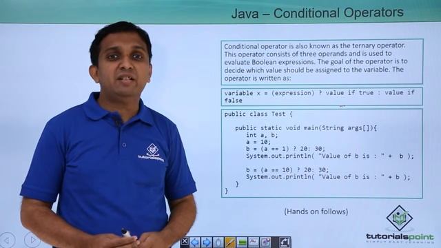 Java - Conditional Operators смотреть онлайн