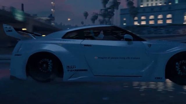 GTA V - SILHOUETTE // Nissan GTR R35 Liberty Walk Cinematic, Showcase/Film смотреть онлайн