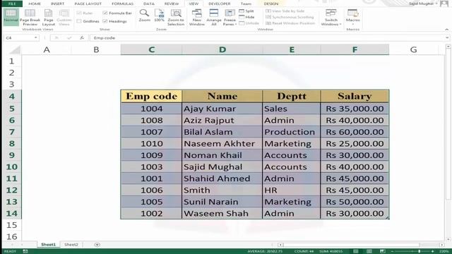 How to use MACRO in Excel Step by Step VERY EASY Example in URDU HINDI смотреть онлайн