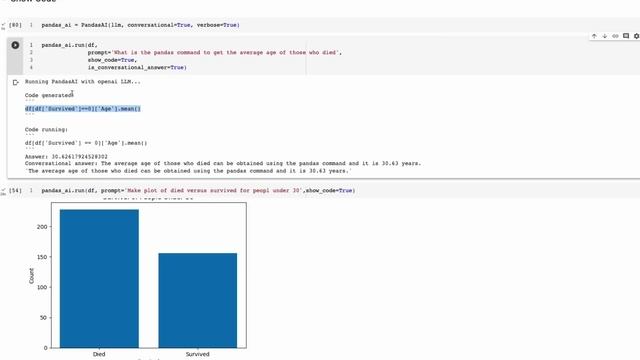PandasAI Chat with your Pandas Data Conveniently and Privately смотреть онлайн