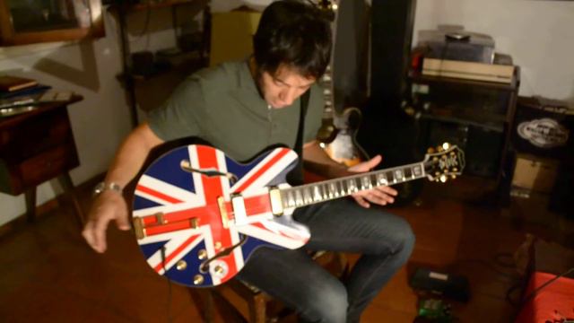 Epiphone Union Jack Supernova, pedales Boss, charla de Eduardo Ferro II смотреть онлайн