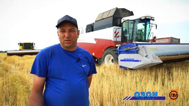 Крым уборка в хозяйстве "Ernest- No-Till" 5-6 июня, озимый ячмень, своими глазами! смотреть онлайн