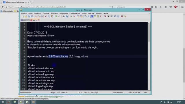 SQL Injection Básico смотреть онлайн
