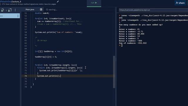 Java Lecture 6 | Code the Universe Foundation смотреть онлайн