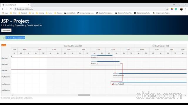 JSP with genetic algorithm Daypilot смотреть онлайн