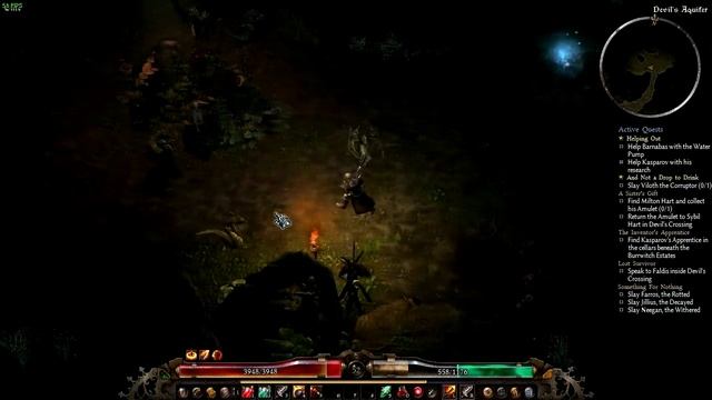 GRIM DAWN The Water Pump quest gameplay смотреть онлайн