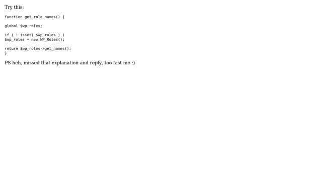 Wordpress: Getting a List of Currently Available Roles on a WordPress Site? (5 Solutions!!) смотреть онлайн