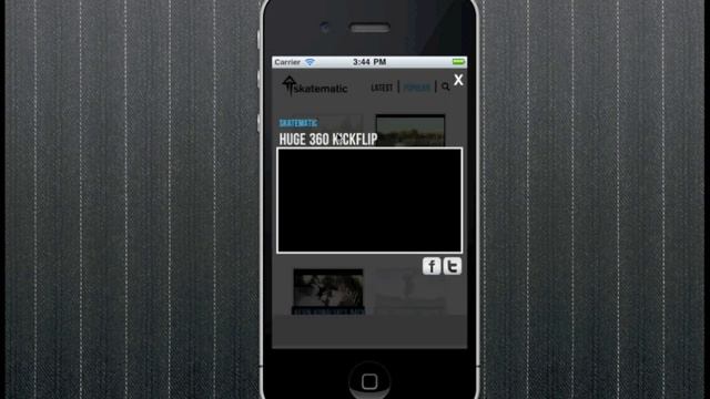 The Skatematic App for iPhone, iPad and iPod Touch смотреть онлайн