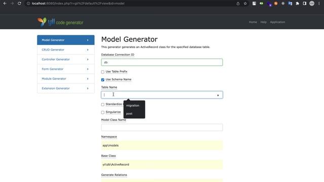 4. Tutorial Yii2 - generate model menggunakan generator смотреть онлайн