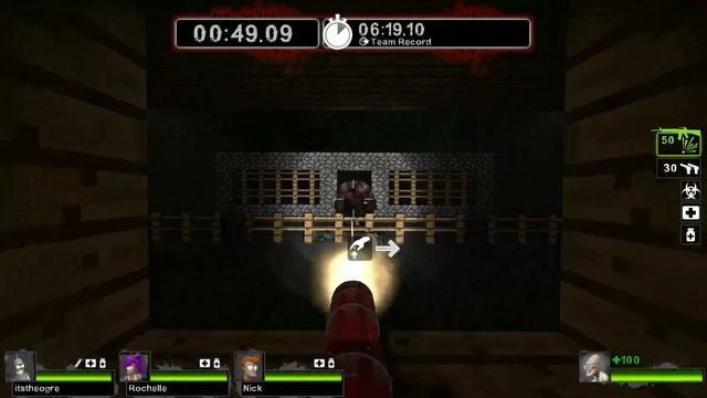 Lets Play Left 4 Dead 2 - Minecraft Mod