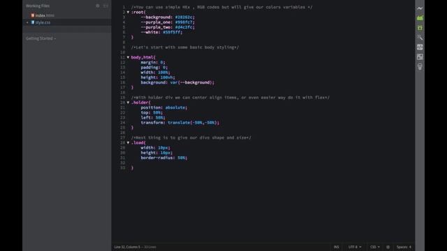 CSS3 Tutorials #1 // SIMPLE LOADER // PURE CSS LOADER TUTORIAL смотреть онлайн