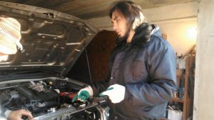 Установка радиатора от AJS на Pajero sport