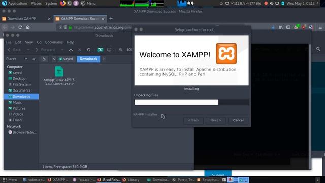 how to install XAMPP on Parrot OS смотреть онлайн